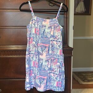 Lilly Pulitzer Pink and Blue Jumpsuit